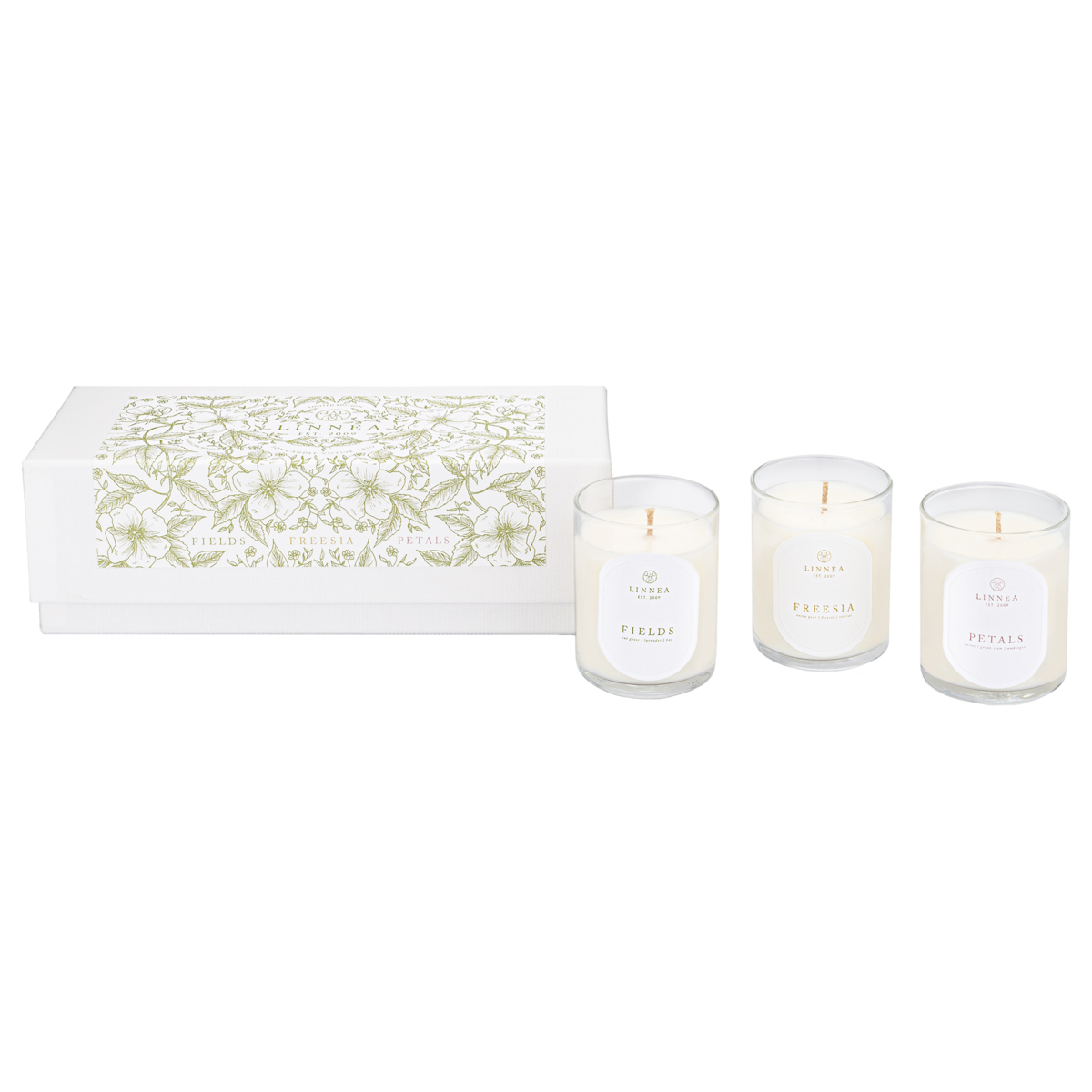 Linnea Spring Meadow Votive Trio