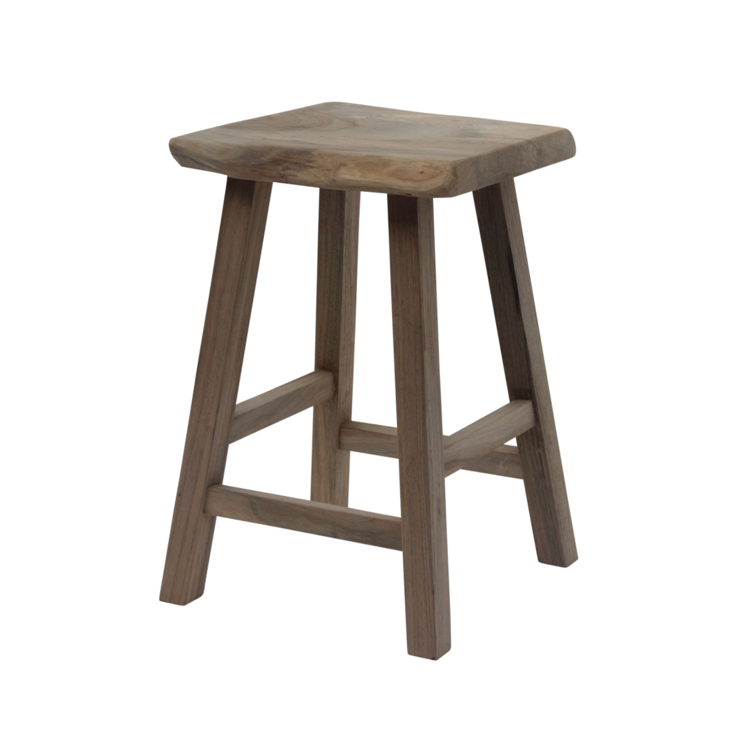 Live Edge Walnut Counter Stool