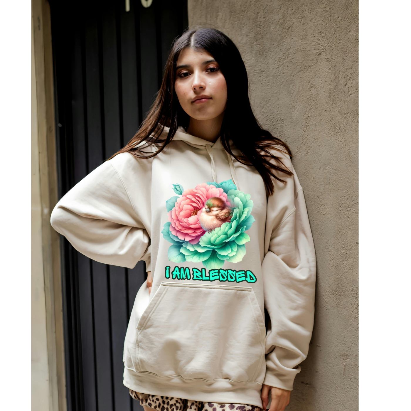 I am Blessed Hoodies - Unisex Heavy Sleepy Bird