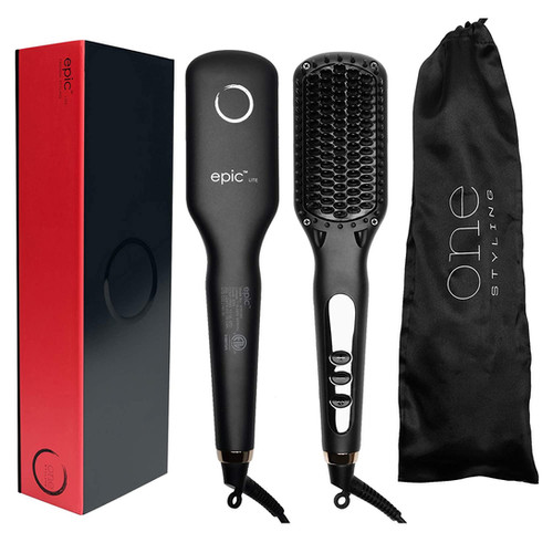 EPIC Ionic Hair Straightener Brush (Deal of the Day） | ONE