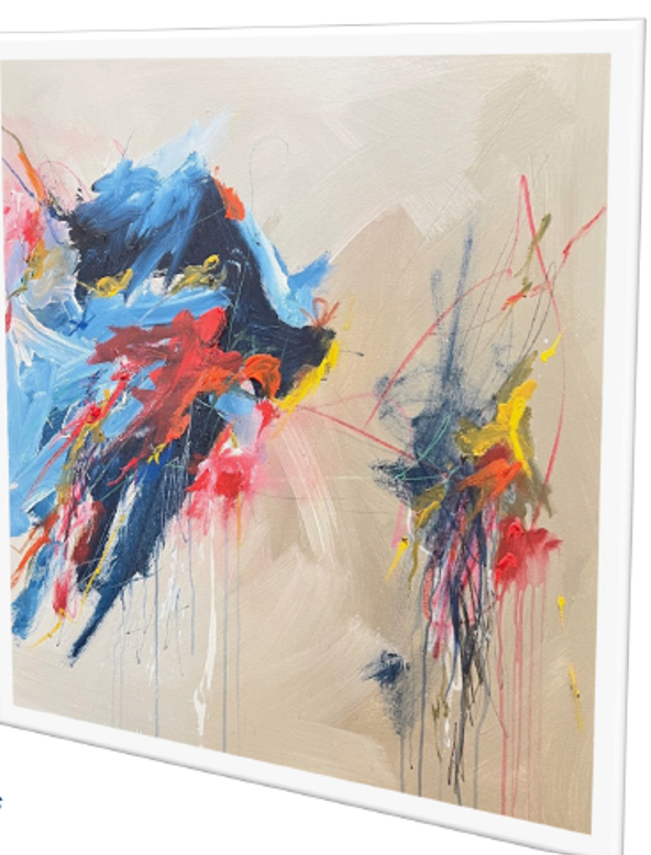 ISABELLE PAINTS WITH INSTINCT