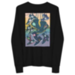 WCPKC 2023 Season Shirt - Youth Long Sleeve Shoe Design