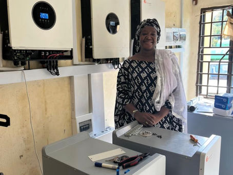 Solar power system on Bo City Hall successfully commissioned