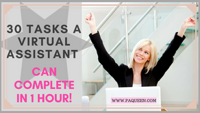 30 Tasks a VA can complete in one hour