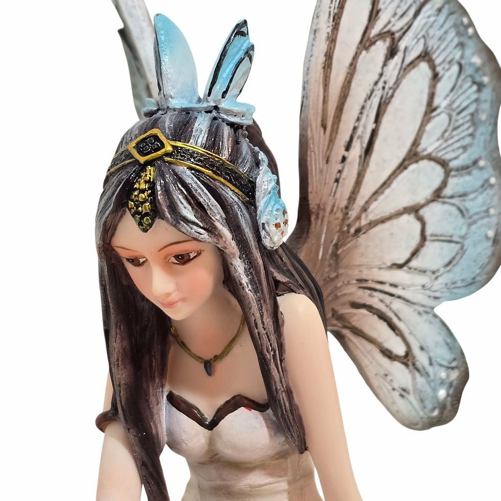 Miniatura: Chrysalis vista dettaglio Fata da collezione su Fungo Nemesis Now 21cm