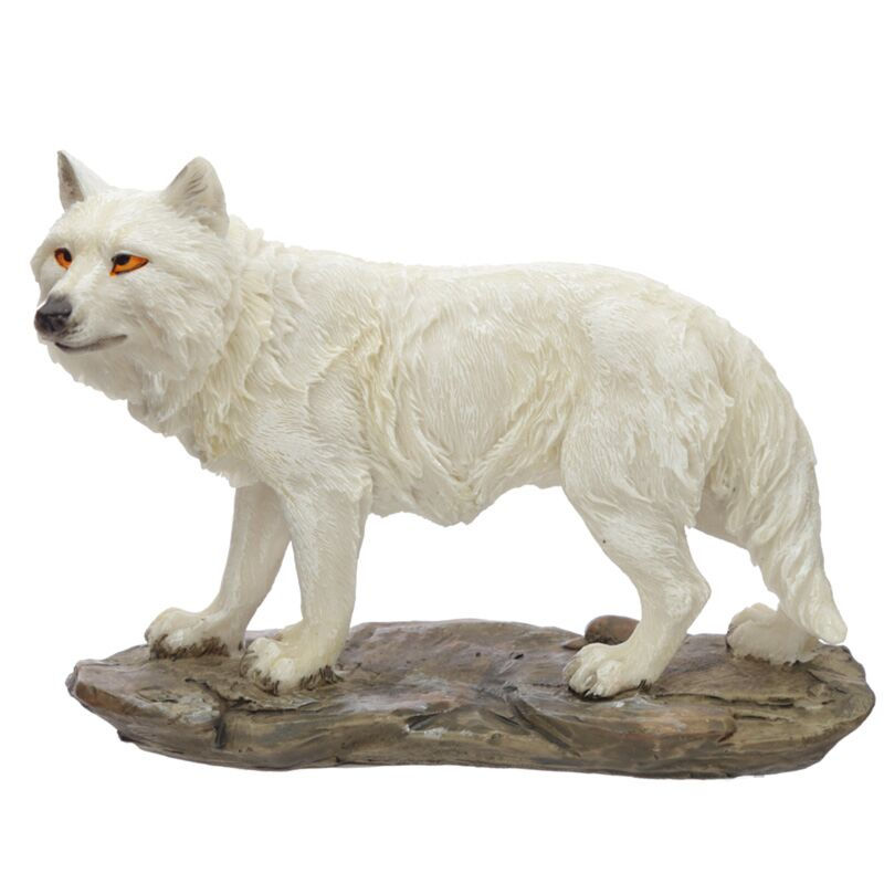 Miniatura: Protector of the North - Lupo bianco 10/12cm