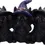 Miniatura: Three Wise Black Cats - Trio Gatti Neri 11cm