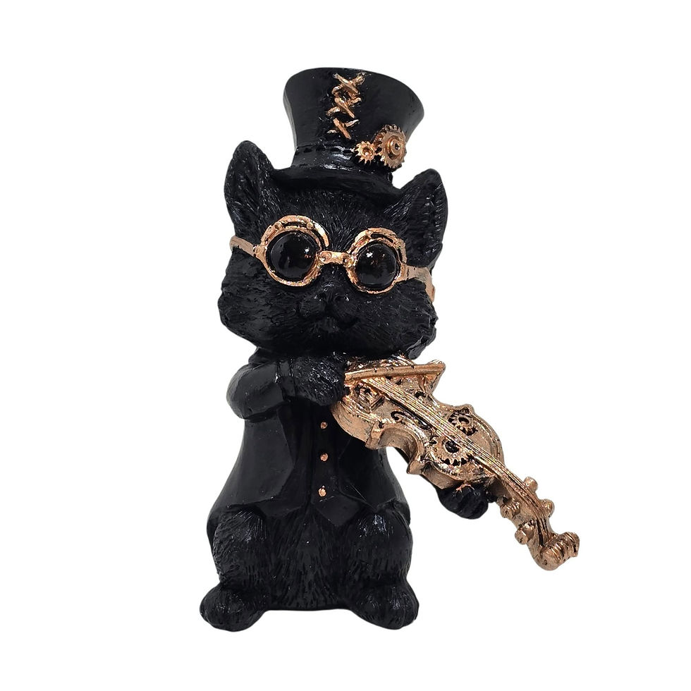 Violin vista frontale Music Meowstro | Nemesis Now – 10 cm