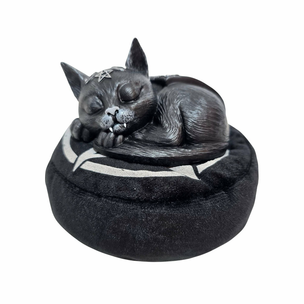 Cult Cuties Malpuss Dreams vista frontale Statuetta Gotica Collezionabile Nemesis Now 10cm
