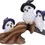 Miniatura: Feathered Broomstick - Gufi su Scopa 26cm