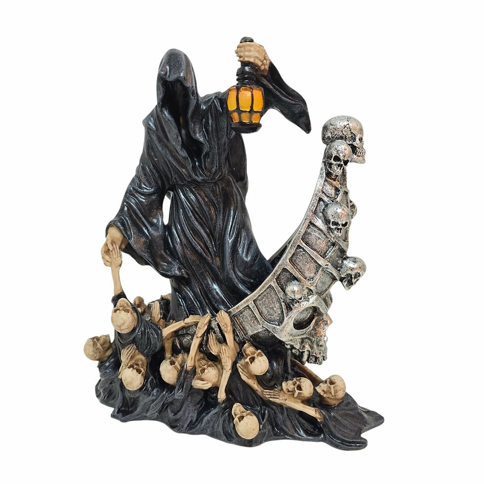 Final Passage vista frontale Statuetta Mietitore Nemesis Now 22 cm