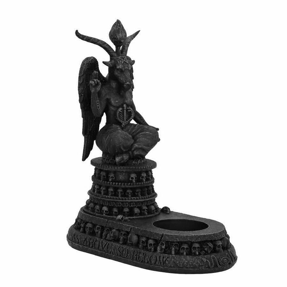 Miniatura: Baphomet's Devotion - Porta Lumino 17cm