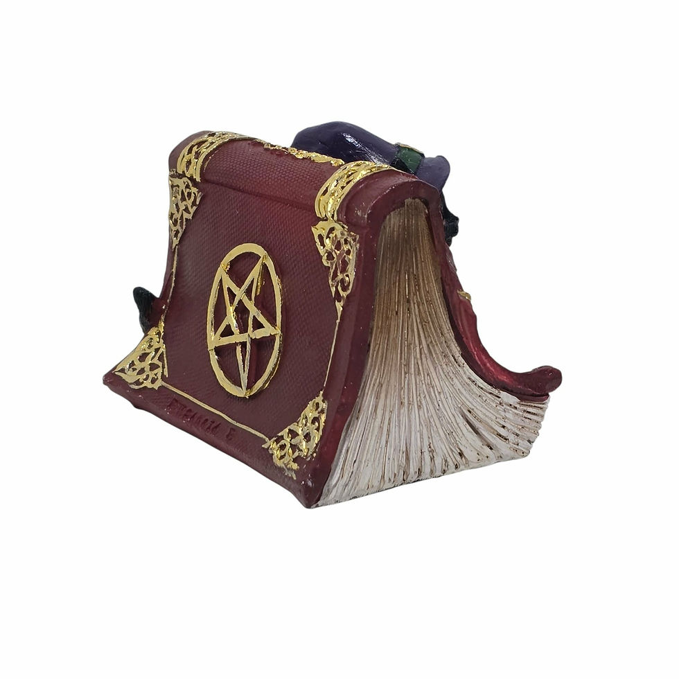 Miniatura: Purrfect Spell vista laterale B Gattino Stregone che Spunta dal Libro Magico Puckator 8cm