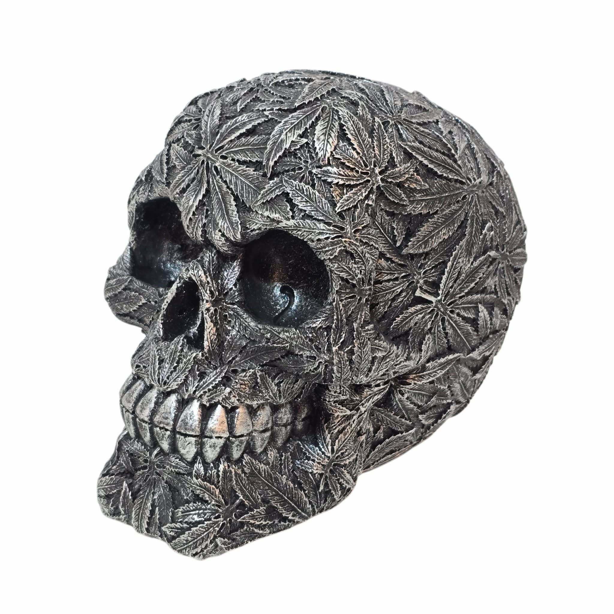 High Life vista laterale Teschio Decorativo Nemesis Now 12cm