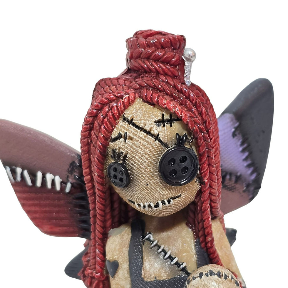 Thumbnail: Poppy thread the stitchlings vista dettaglio nemesis now 10cm