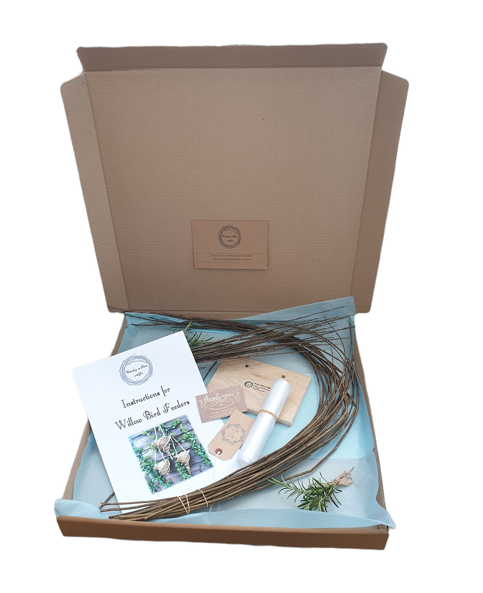 Thumbnail: willow trio bird feeder craft kit