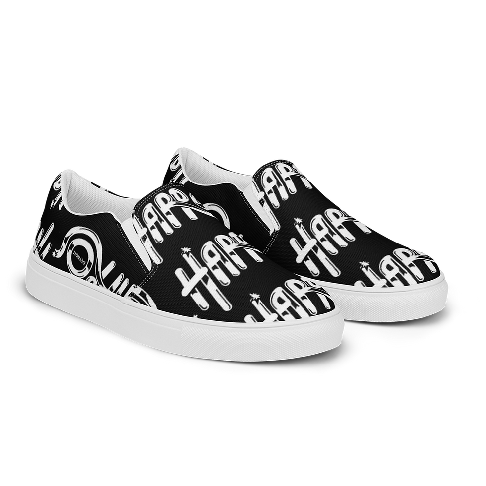 Thumbnail: Harpos Detroit Men’s slip-on canvas shoes