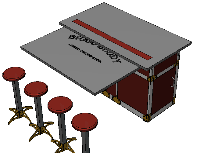 Thumbnail: Braai Buddy / Mobile complete outdoor kitchen