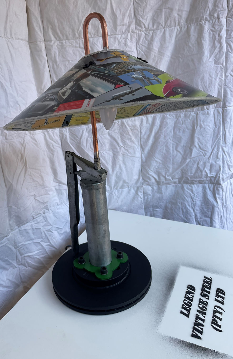 Thumbnail: Mounted Grease Gun Desk Lamp