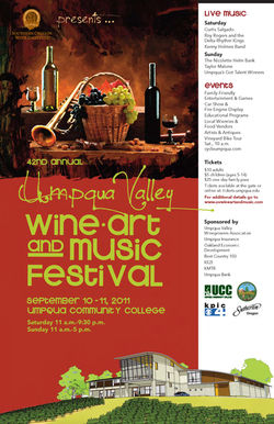 UV Wine Art Music Festival concept