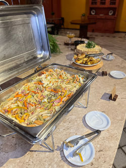 Buffet de sopas e massas