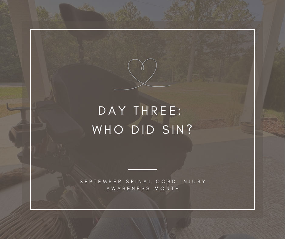 Day Three: Who Did Sin?