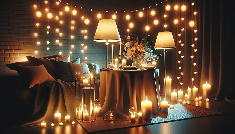 Valentine’s Day Lighting