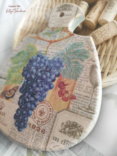 декоративна дъска на тема вино, грозде, почитател на виното, winelover, декорация