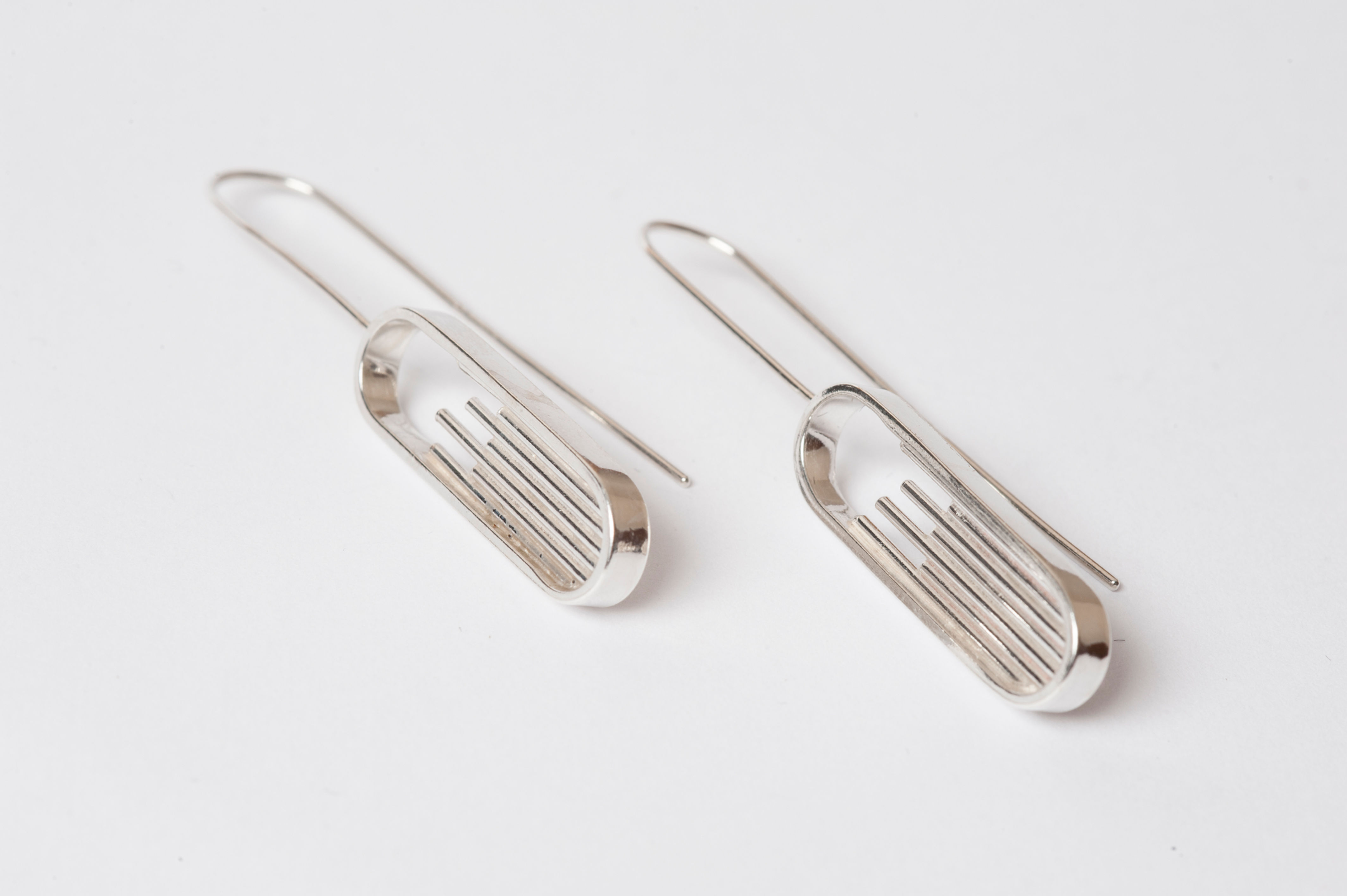 Identity Lozenge Wire Earrings