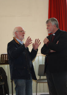 Rev Bill Mullally President of the Methodist Church in Ireland (2016-2017) in conversation with Dessie Mitchell in the Lynn Hall