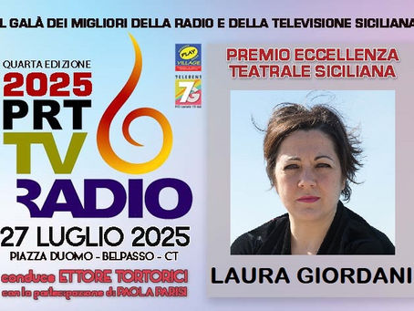 Giordani: Premio Eccellenza Teatrale Siciliana