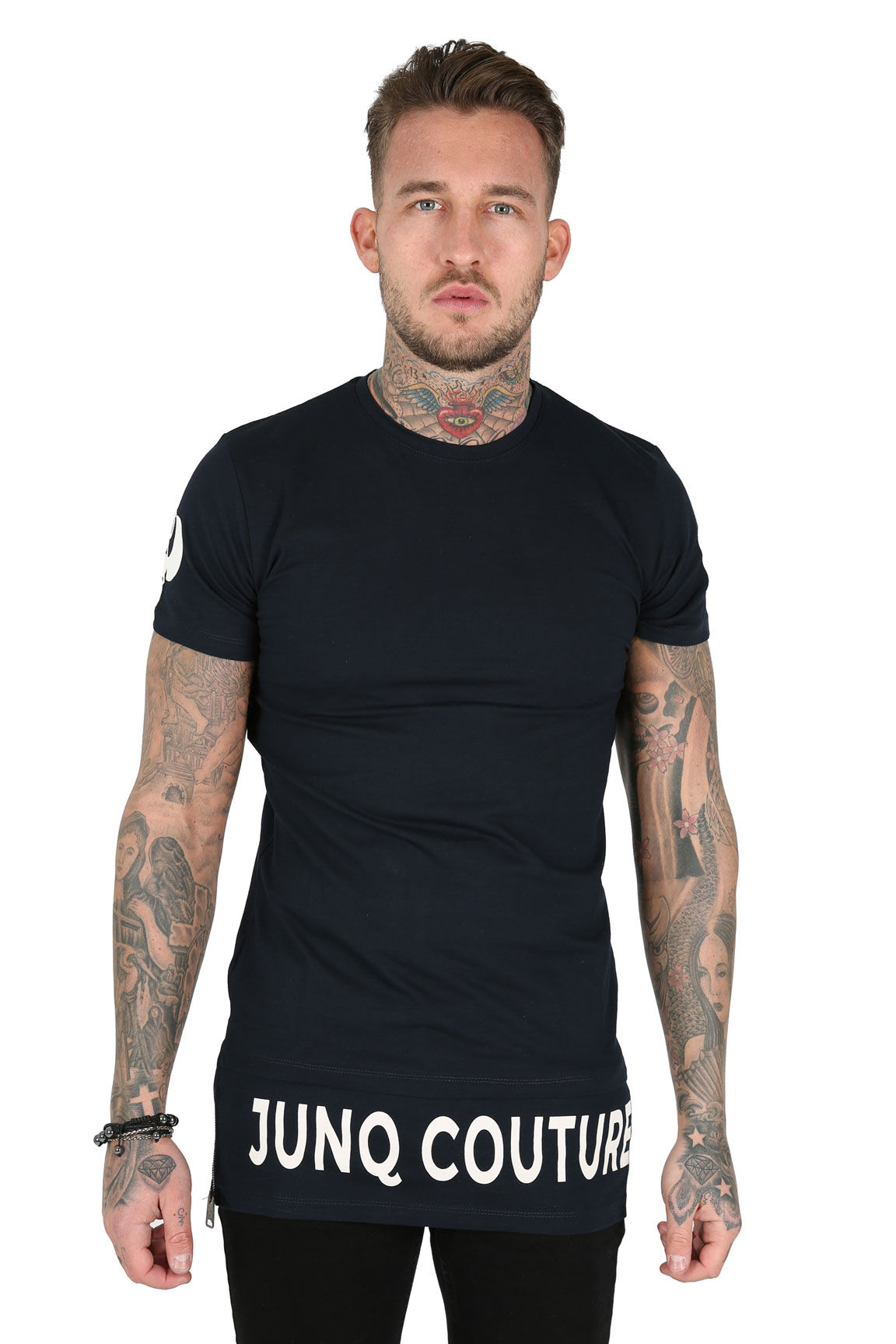 BES PLAIN T-SHIRT - NAVY