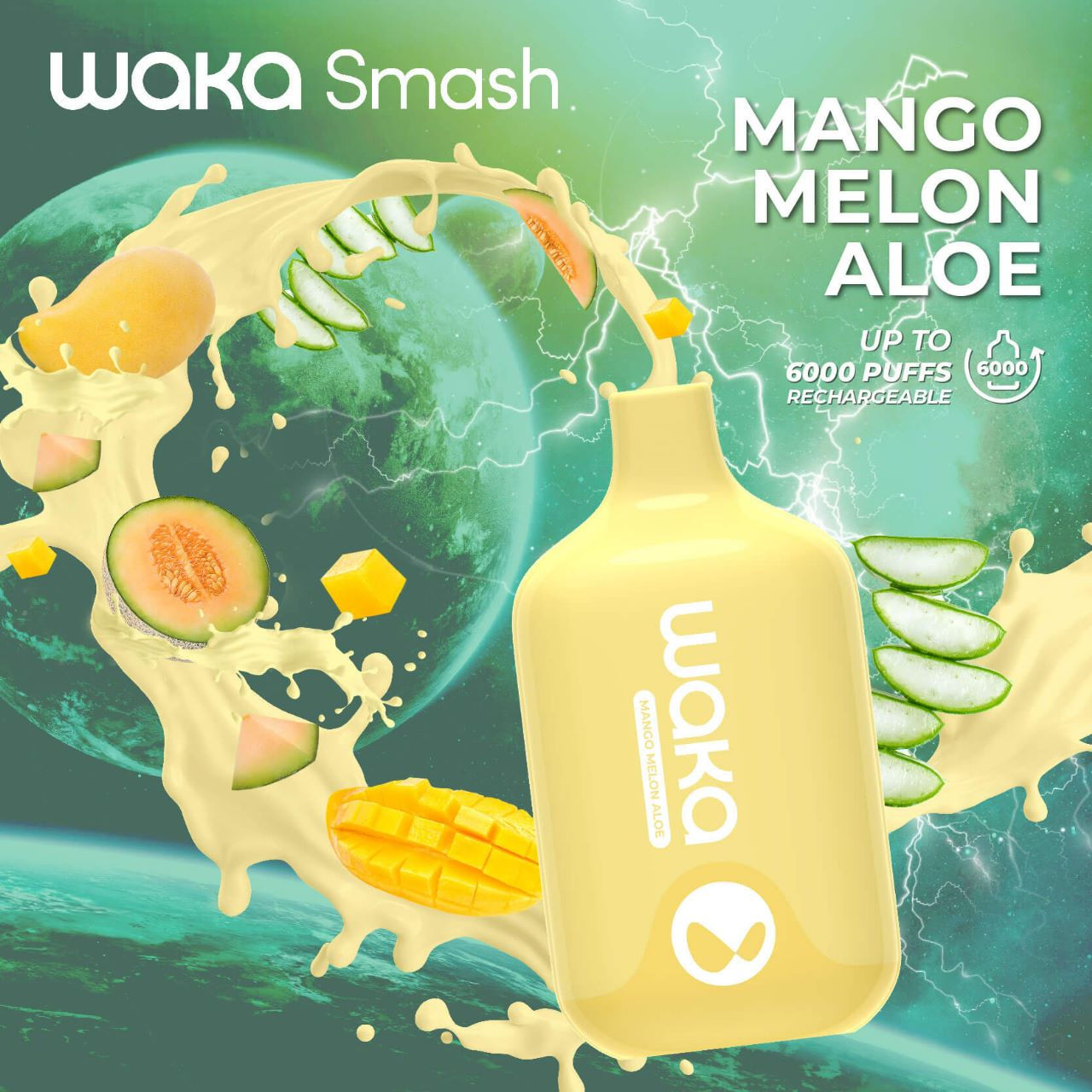 Waka Smash - Mango Melon Aloe - 6000