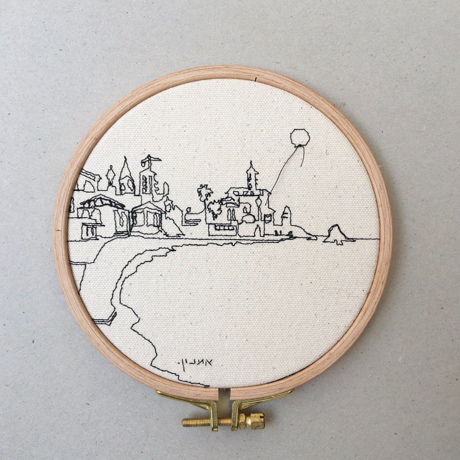 sewn sketch hoop14cm - jaffa