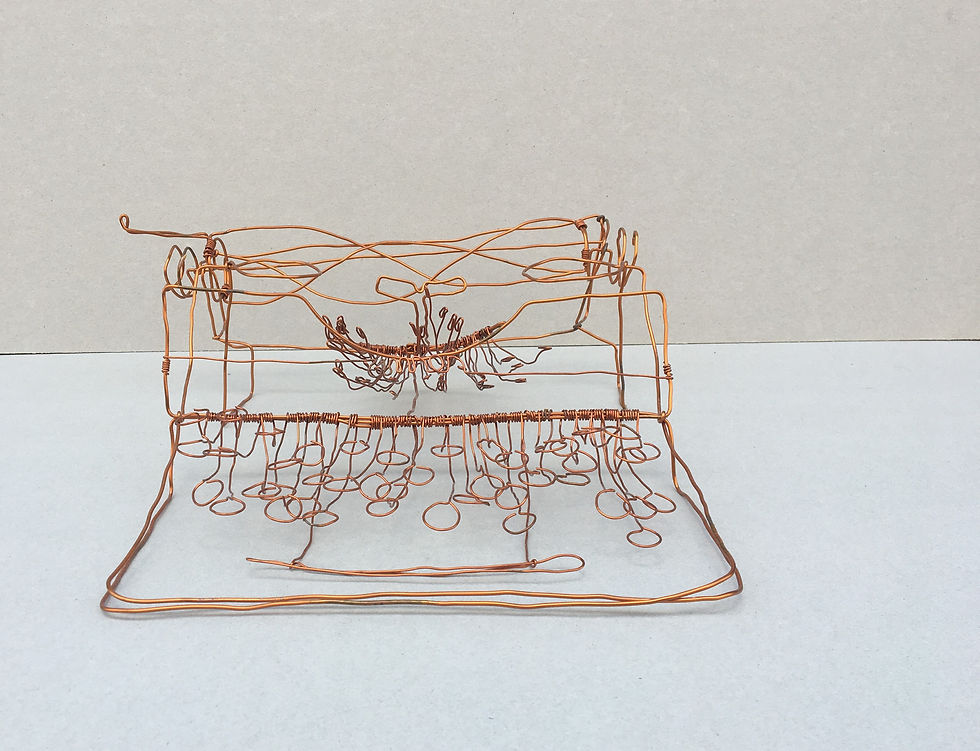 Thumbnail: wire typewriter