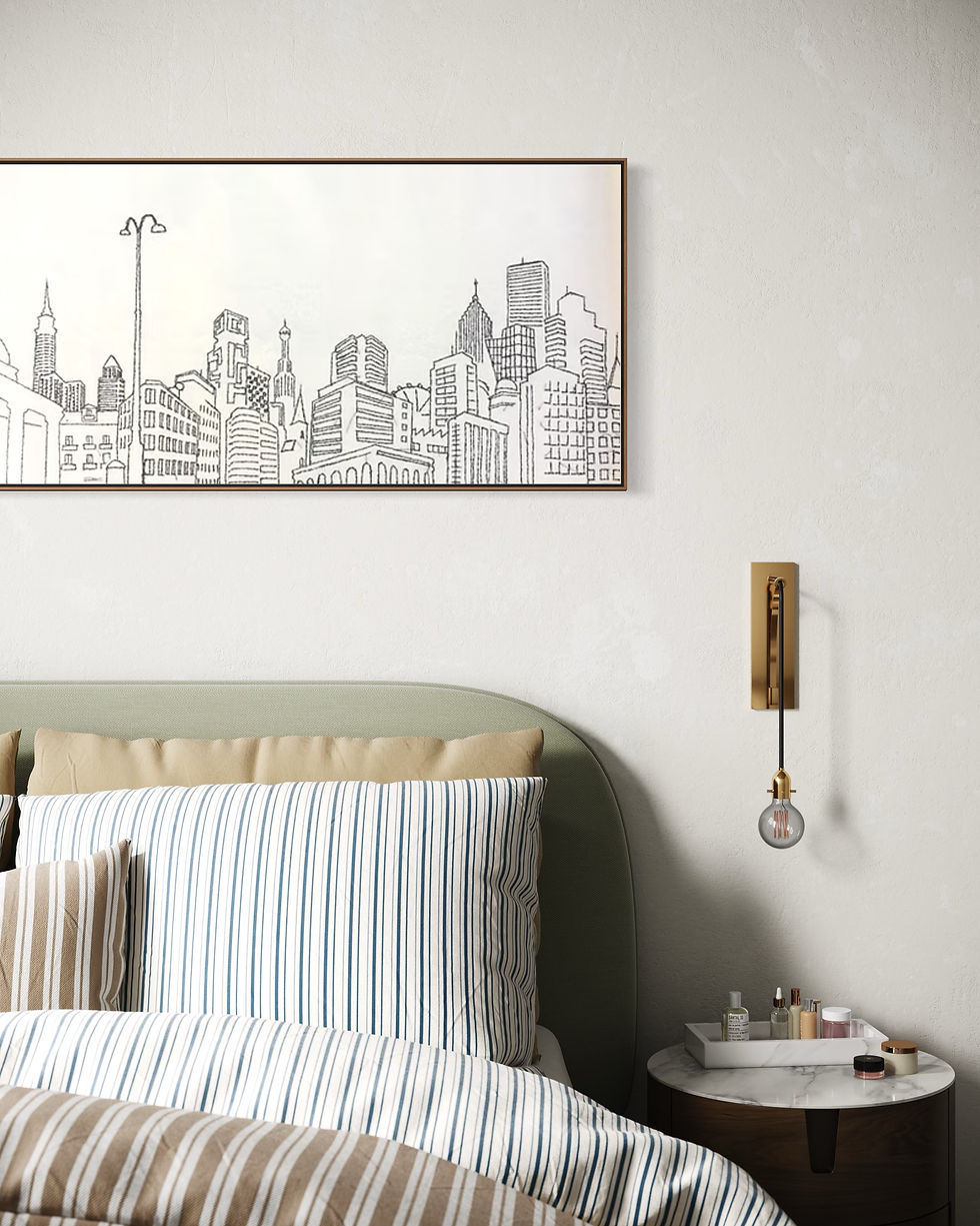 Thumbnail: sewn sketch 115/57cm - the big city