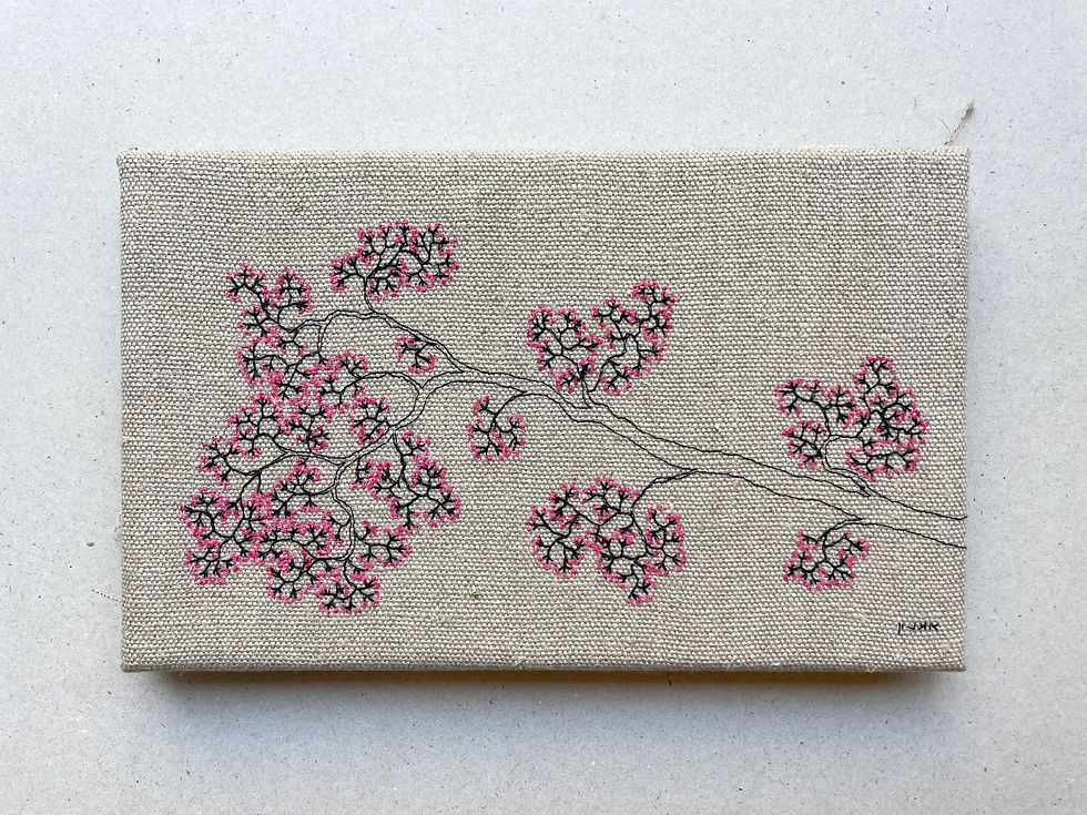 Thumbnail:  Sewn sketch 28/18cm -  tree 