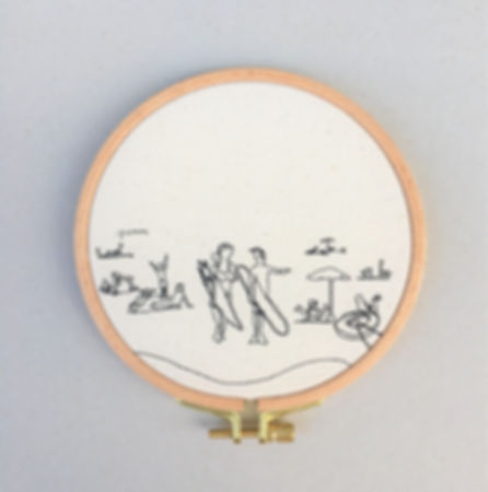 people at the beach
