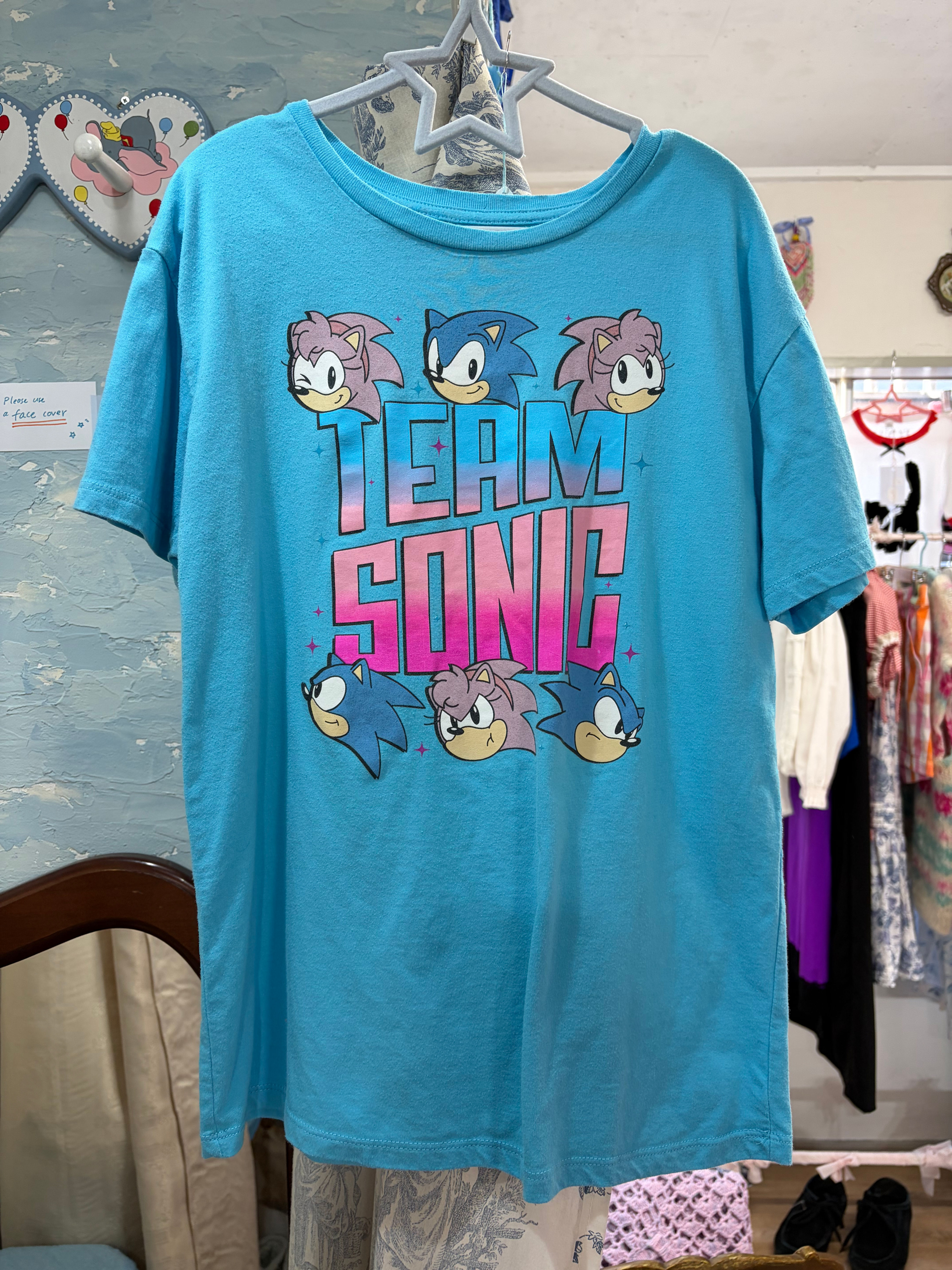 🥊専用ページ💙 TEAM SONIC kids T-shirt