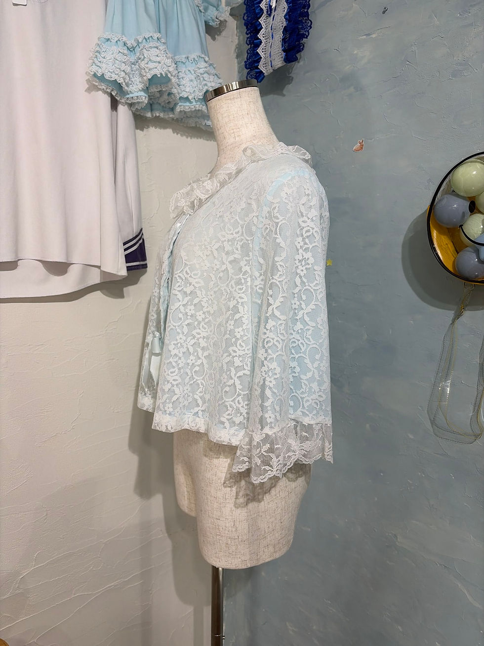 縮圖：50s Stella Fagin Lace Bed Jacket