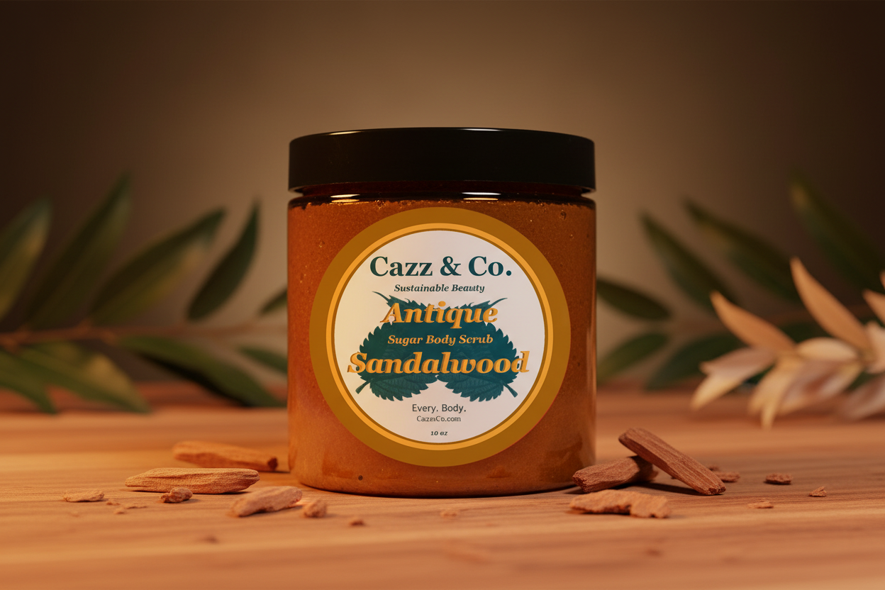 Antique Sandalwood Organic Sugar Body Scrub 10oz