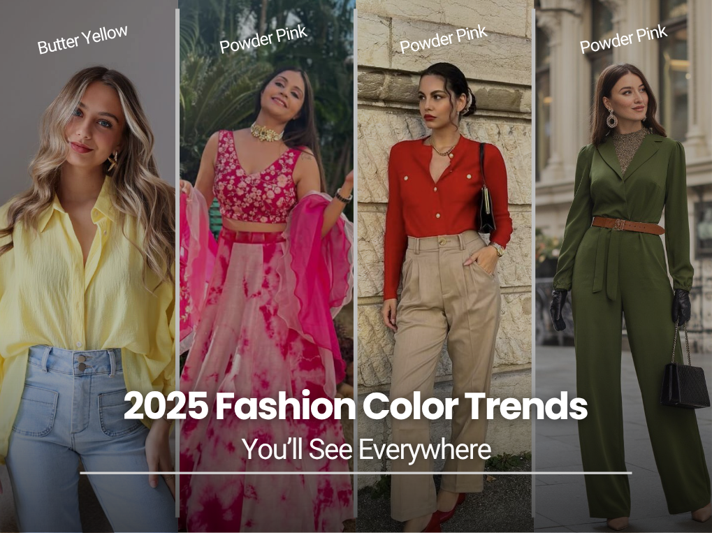 2025 Fashion Color Trends You’ll See Everywhere