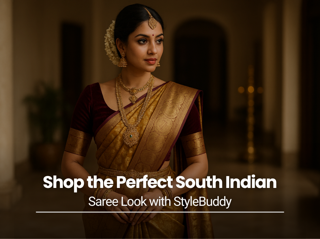 Shop the Perfect South Indian Saree Look: Your StyleBuddy Guide for Weddings, Engagements & Traditional Occasions