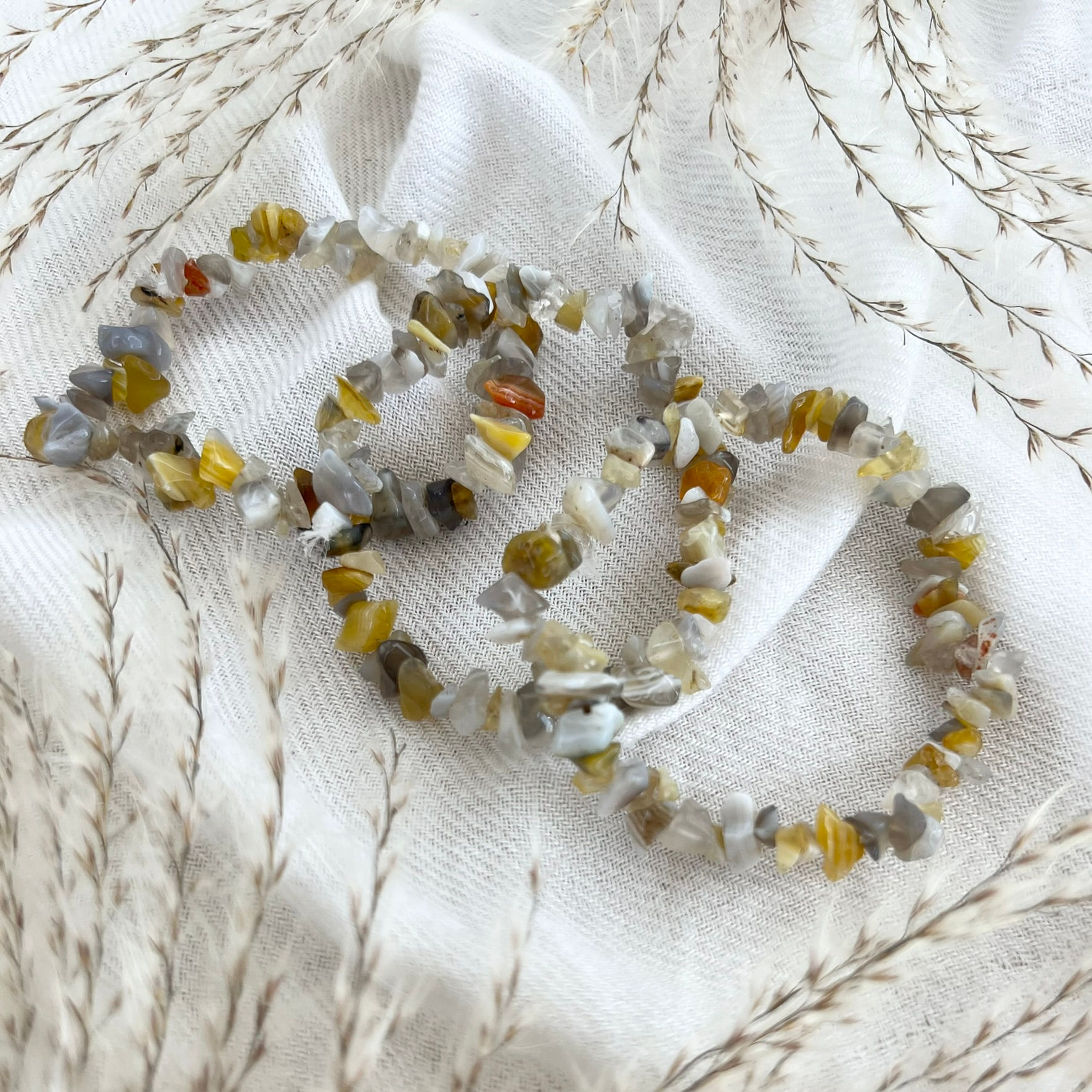 Botswana Agate Chip Bracelet