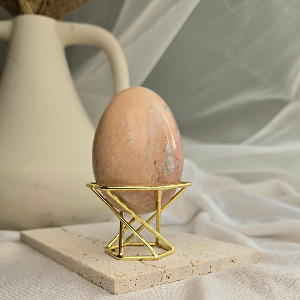 Medium Pink Marble Egg