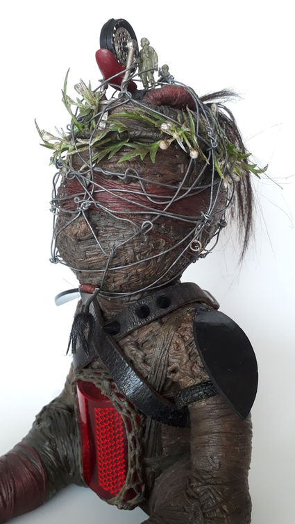 art textile - sculpture - fétiche -  exposition