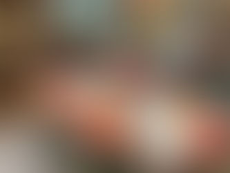 Dining table set with vintage dinnerware in antique mall