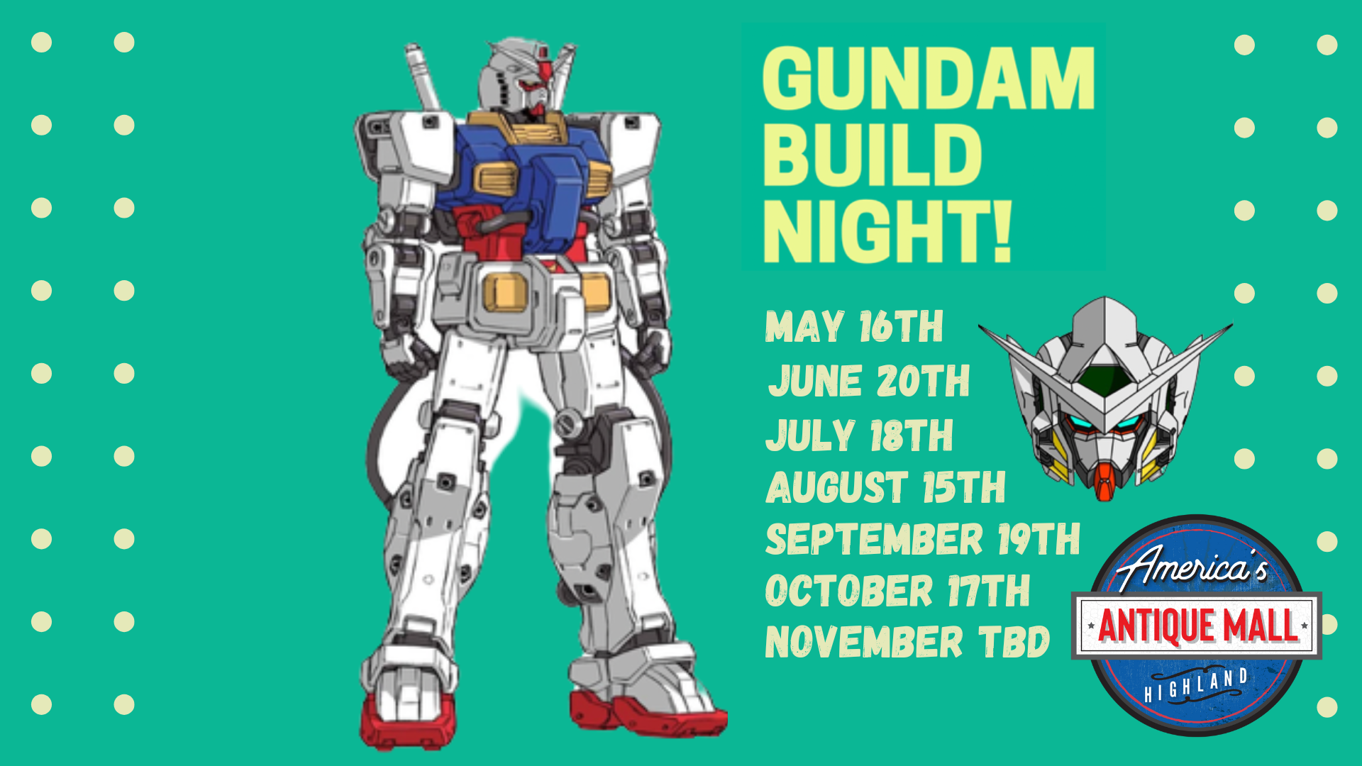 Model Build Night Gundam Style: Build Night | Americasantiquemall