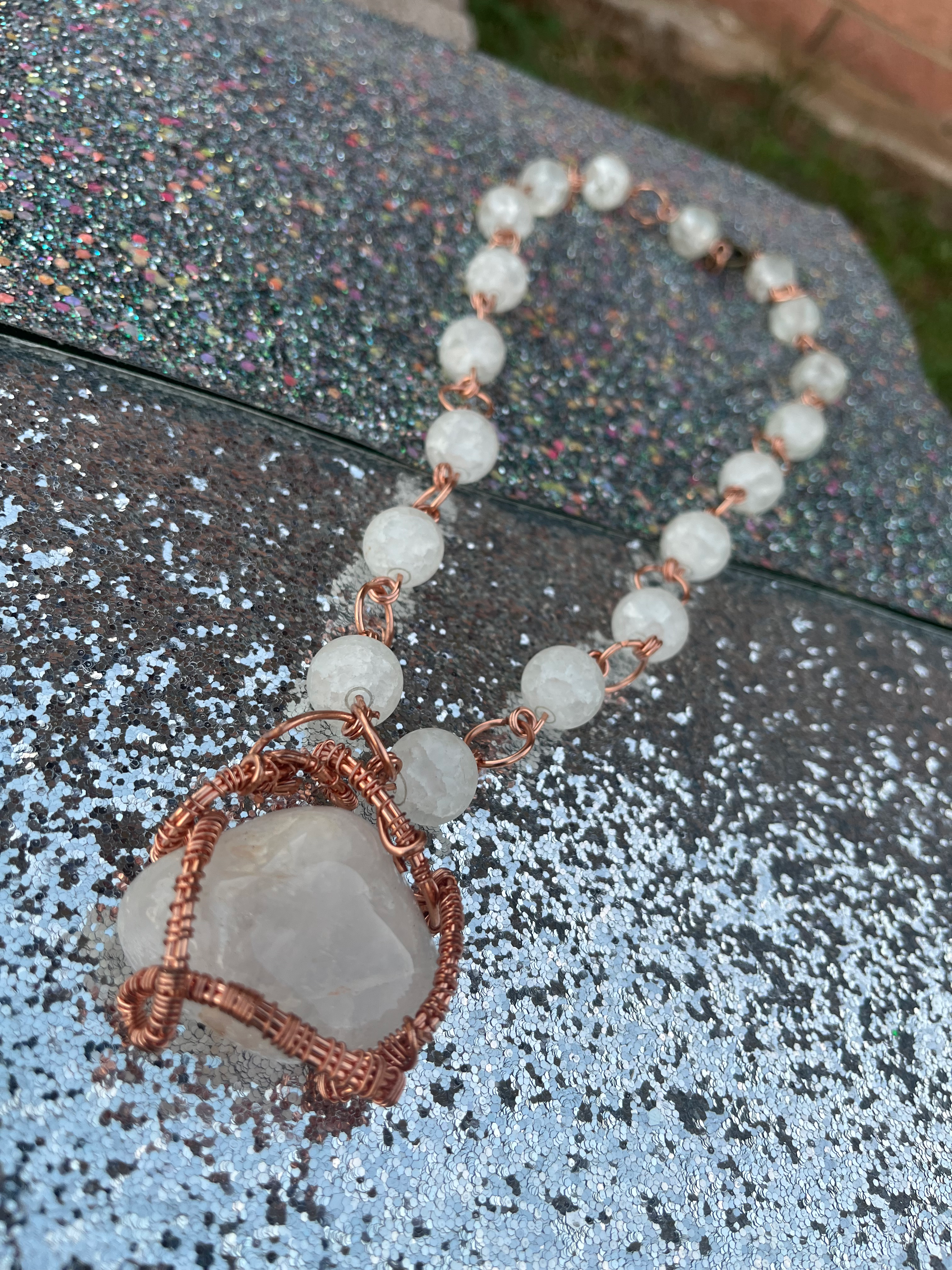 White Quartz and Crackle Quartz Healing
