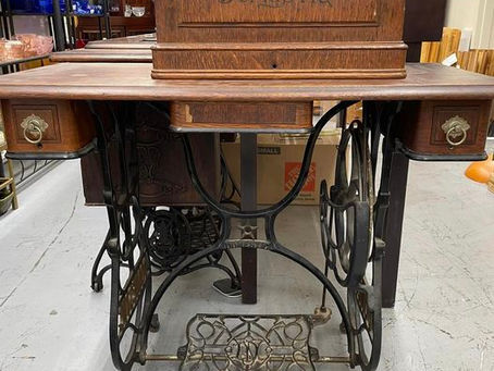 Antique Domestic sewing machine table